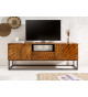 Meuble TV design bois et métal