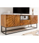 Meuble TV design bois et métal