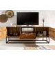 Meuble TV design bois et métal