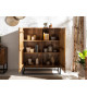 Buffet haut design en bois massif - 2 portes