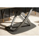 Table céramique ovale extensible aspect marbre taupe