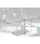 Table céramique ovale extensible anthracite