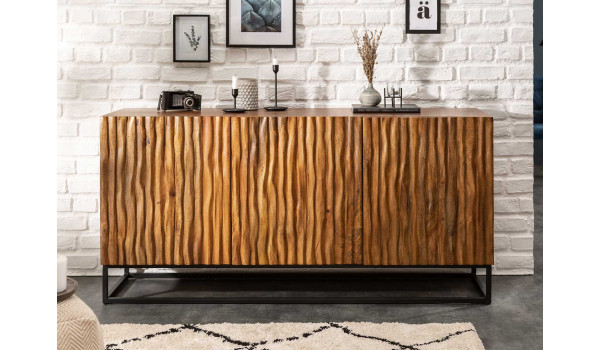 Buffet 3 portes de style industriel