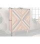 Buffet haut 2 portes déco originale en bois de manguier