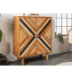 Buffet haut 2 portes déco originale en bois de manguier