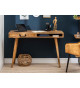 Console bureau bois de manguier