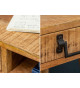 Console bureau bois de manguier