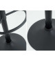 Tabouret de bar design réglable avec repose pieds