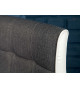 Chaise de bar design blanche et grise