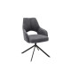 2 Chaises confortables en tissu coloris au choix