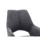 2 Chaises confortables en tissu coloris au choix