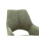 2 Chaises confortables en tissu coloris au choix
