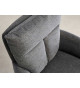 2 Chaises rétro à ressorts bouclé gris