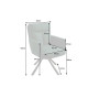 2 Chaises rétro à ressorts tissu vert
