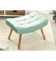 Fauteuil Scandinave design tissu vert citron