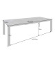 Table céramique extensible 180-240 cm