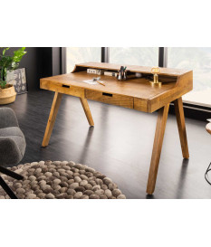 Bureau, console originale en bois de manguier
