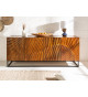 Buffet 4 portes design en bois massif 177 cm