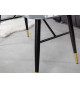Table basse en verre marbre anthracite 110 cm