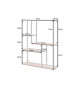 Meuble étagère murale en bois et métal