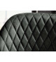 Tabouret de bar confortable en velours gris-vert