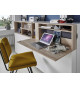 Lit 90x200 escamotable bureau et rangement