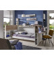 Lit 90x200 escamotable bureau et rangement