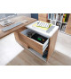 Bureau d'angle avec rangement