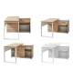 Bureau d'angle avec rangement