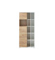 armoire de bureau blanche et bois