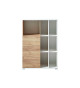Armoire de classement blanche et bois