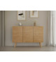 Buffet 3 portes 120 cm scandinave pas cher