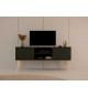 Meuble TV pas cher noir style scandinave