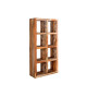Étagère massive en bois de Sesham 8 casiers