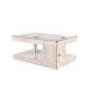 Table basse massive en bois de Sesham