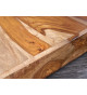 Table basse massive en bois de Sesham