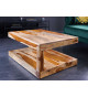 Table basse massive en bois de Sesham