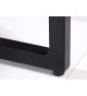 Table basse rectangulaire bois de manguier et métal noir