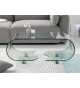 Table basse en verre trempé design