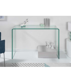 Console en verre trempé 100 cm