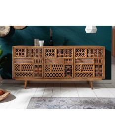 Buffet décoratif 160 cm en bois de manguier