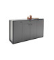 Meuble buffet gris moderne 165 cm