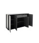 Meuble buffet gris moderne 165 cm