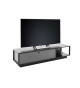 Long meuble TV gris anthracite moderne