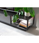 Long meuble TV gris anthracite moderne