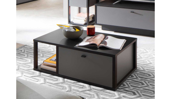 Table basse grise anthracite moderne