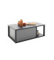 Table basse grise anthracite moderne