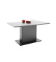 Table de repas grise anthracite moderne 160 cm