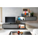 Meuble TV mural gris anthracite moderne
