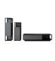 Grand ensemble tv gris anthracite moderne